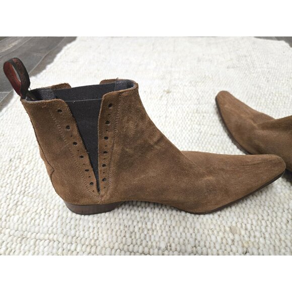 KILLER JEFFREY WEST (MUSE) BROWN SUEDE BOOTS. 10.5 SIZE. GREAT CONDITION. - Picture 7 of 8